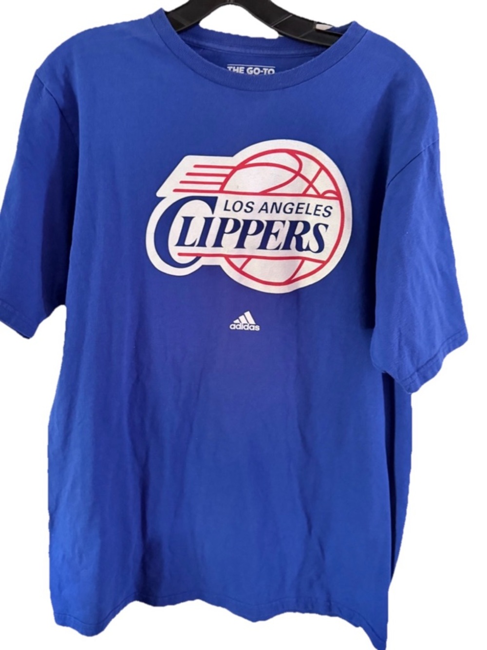 Adidas Los Angeles Clippers T-Shirt Blue Baketball Men’s Large